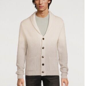 Tom Ford Ombre Wool Silk Blend Cardigan Size L